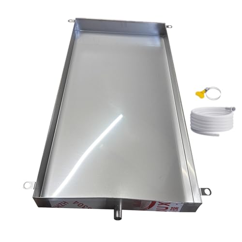 Bac de vidange en acier inoxydable 80x80 cm durable et anti-fuite CVC
