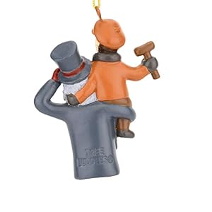 Tree Buddees A Christmas Carol Scrooge & Tiny Tim Ornament Tree Buddees A Christmas Carol Scrooge Tiny Tim Ornament