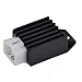 HIAORS Voltage Regulator Rectifier 4 Pin for Tao Tao ATA-110 DATA135 125 Coolster 110CC ATV 3050B 3050B-2 3050C 3050D Roketa Kazuma Meerkat 50cc Falcon 90cc ATV Quad Howhit 150cc Go Kart