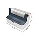 Leitz Mobile Aufbewahrungsbox, Cosy Serie, Hot Desking Box, Organizer Box für Zuhause oder das Büro, Aufbewahrungsbox mit Griff, smarte Fächer zur Organisation, Samtgrau, 61250089
