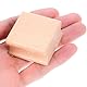 Pyuyan DIY-Stempel, 20 PCS Blanko-Stempelhalter aus Hartholz für Lasergravur, mit Grauem Stempelbogen Aus Gummi, 2cm /4cm