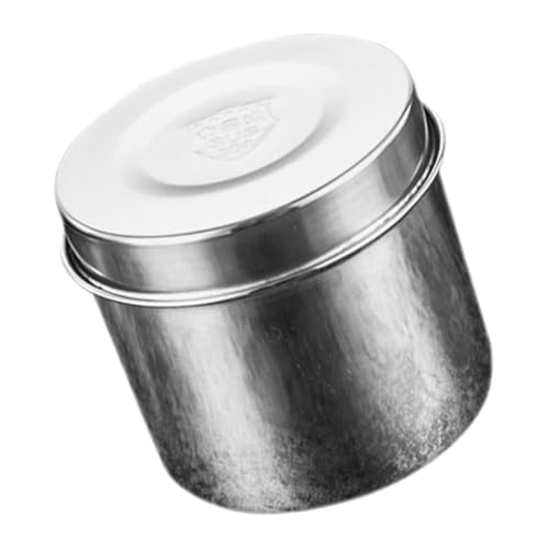 NUOBESTY Caja Hermética de Acero Inoxidable para Muestras de Alimentos Contenedor de Almacenamiento Seguro para Comedores Escolares y Laboratorios Diseño Pulido y Resistente para Uso