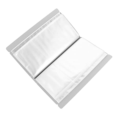 MUCKLILY 1Pc Transparent Postcard Storage Album for Airline Tickets Concert Tickets Trading Cards Material Smooth Touch Great Perspective Effect Fans