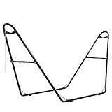 NEWBULIG Double Hammock Stand Only, 450 Pound Capacity, Fits 9 to 14 Feet Hammocks, Heavy Duty Hammock Stand for Outside for Garden Backyard Patio Pool Beach with Carrying Case