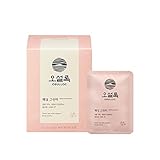 OSULLOC Wedding Green Tea, Premium Organic Blended Tea from Jeju, Pyramid Tea Bags 10 count, 0.53 oz, 15g