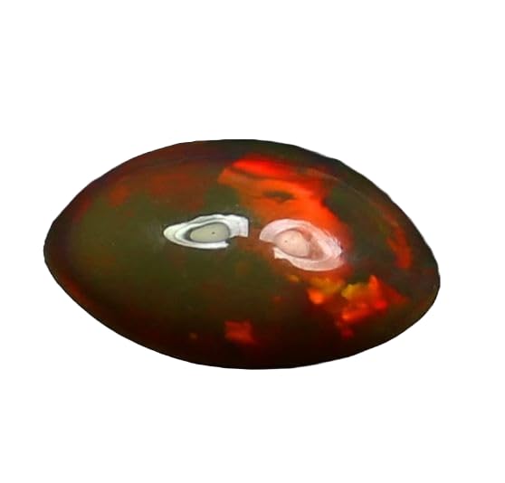 Opale éthiopienne taillée en cabochon cadeau idéal pour passionnés de gemmes