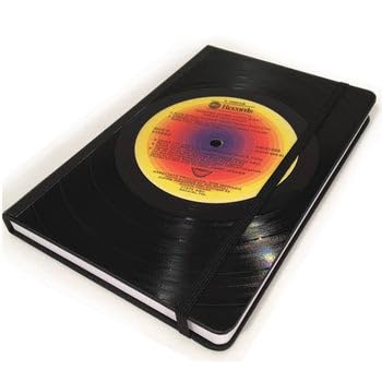 Vinyl Record Notebook - Real Reused Vinyl Record