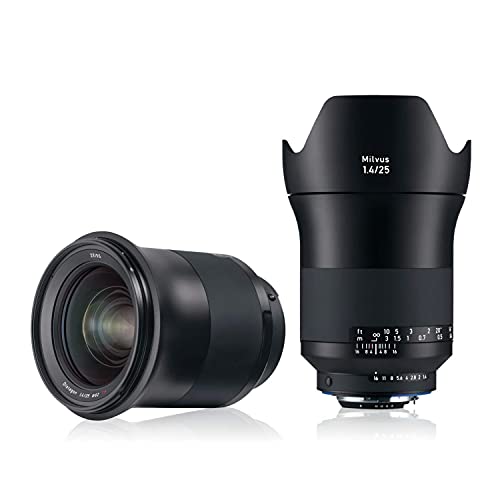 Image of Carl Zeiss Milvus ZF.2 1.4 /25 Wide-Angle Camera Lens for Nikon F-Mount SLR /DSLR Cameras, Black (000000-2096-550)