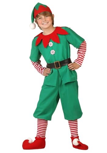 Disfraz Infantil de Elfo Navideño Talla Small miniatura 6