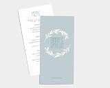 KIT 20 Menù per MATRIMONIO O EVENTI - Together - partecipazione wedding nozze (15X30)