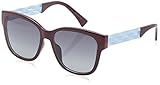 Protective case included Dior DIORRIBBON1N HD UHC Gafas de sol, Azul (Violet Blue/Grey Sf), 55 para Mujer