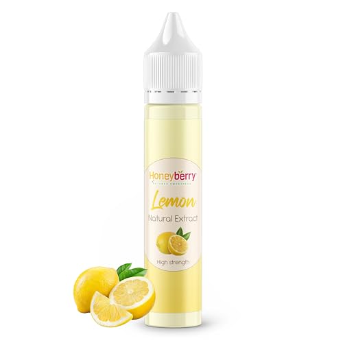 HONEYBERRY Extrait Naturel Alimentaire – Arôme Pur et Hautement Concentré – Extrait Liquide pour Pâtisserie, Cuisine et Boissons – Sans Additifs...