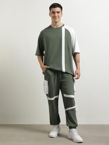 Image of NOBERO Mens Cotton Blend Striped Co-Ord Sets