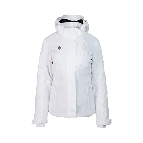 Izas - Chaqueta de Esquí para Mujer - Chaqueta Ultraligera con Filamentos Huecos - Prenda de Esquí Impermeable, Transpirable y Térmica - con Tejido Mount-Tex - Lake Blanco - M