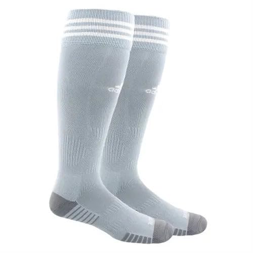 Chaussettes adidas Copa Zone Cushion IV gris en taille X-Small pour le football
