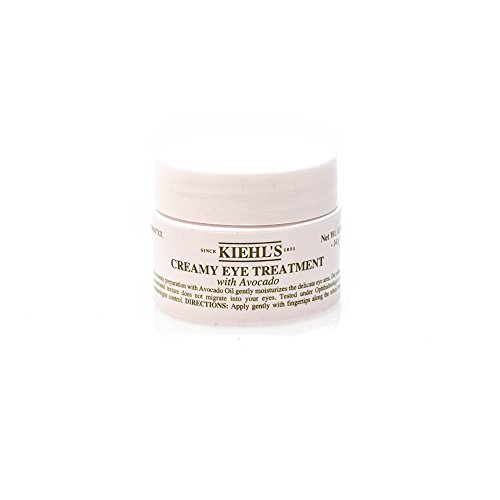 Kiehl's Creamy Eye Treatment with Avocado, Hydrates for a Revitalised Eye Area, Formulated with Avocado Oil, Creamy Texture, 99% Natural Ingredients/Formula, for All Skin Types, 28Ml