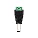 Produktbild GreceMonday Tragbare Mini Kunststoff DC 12V Stecker Kabel Adapter Stecker Male für 5050 3528 Anschluss Streifen Licht Stromversorgung schwarz Männlich