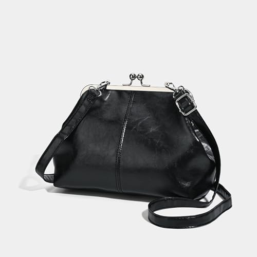 Bolso bandolera con cierre Kiss Lock para mujer miniatura 5
