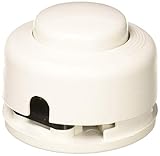 Satco 80-1466 Step-On-Button On/Off Push Floor Switch, White; Rated 2A-125V, 1A-125V, 1A-250V; 1.33