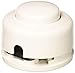 Satco 80-1466 Step-On-Button On/Off Push Floor Switch, White; Rated 2A-125V, 1A-125V, 1A-250V; 1.33" Height; 2" Width