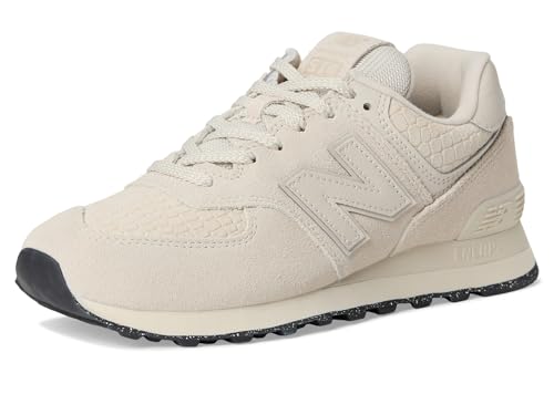 New Balance Women's 574 V2 Sneaker, White/Bone, 12 M