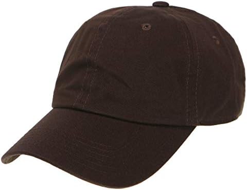 RufnTop Black Eagles 100% Cotton and Denim Washed Classic Dad Hat Plain Dyed Low Profile Baseball Cap(Brown OS)