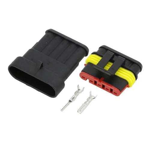 Connecteur de fil électrique étanche anti faux contact auto 5 broches