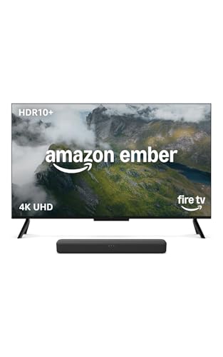 Image of Amazon Ember 50" 4-Series with Fire TV (newest model) with Fire TV Soundbar