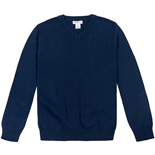 Adult V-Neck Pullover Long Sleeve Sweater