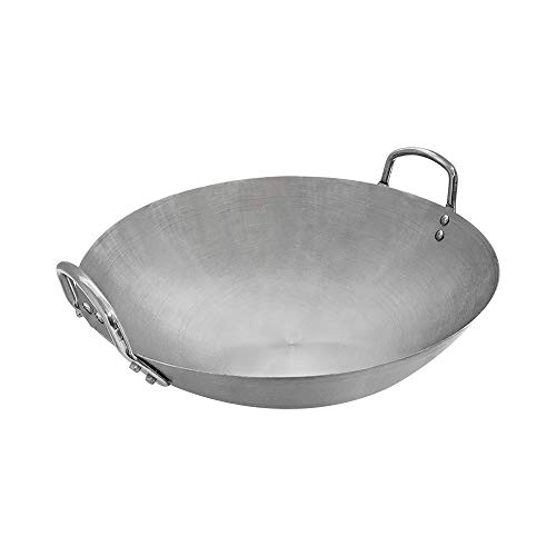 Wok de acero inoxidable 14 pulgadas con asas miniatura 2