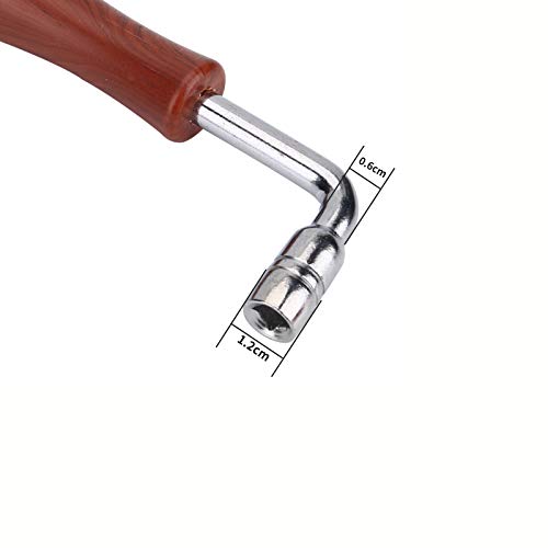 Dilwe Piano Tuner Tools, Piano Tuning Kit profissional de ajuste de borracha de metal kit mudo inclu