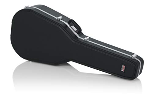 Gator Cases Deluxe ABS-Schalenkoffer für Akustikgitarren; passend für Ovation Style Deep Contour Akustikgitarren (GC-DEEP BOWL)