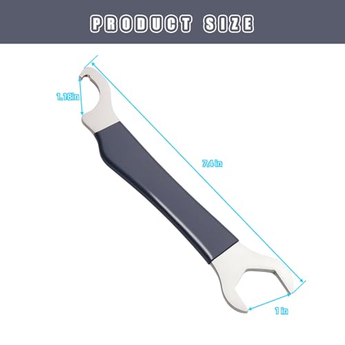 Image of Ziyuan Beer Faucet Wrench Tool - Heavy Duty Hex Nut Tap Wrench - 1 Pack | Beer Tap Wrench, Maintenance Tool for Draft Beer Systems, Heavy Duty Hex Nut Faucet Wrench for Kegerator and Keg Couplers