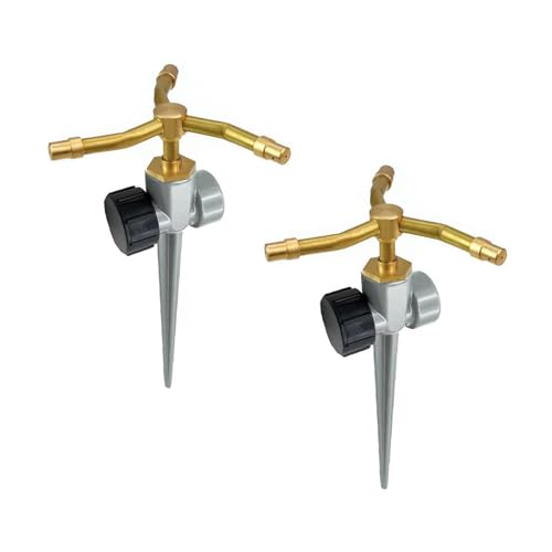 Sprinkler Head With 3 Arms Brass Nozzle For Precise Lawns And Public Green Area Maintenance Outdoor Garden Sprinkler