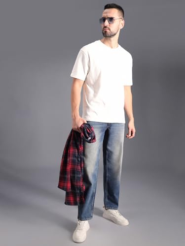 Image of HIGH Star Men's Regular Fit Mid Rise Jeans