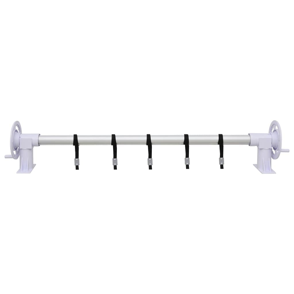 Piscine et spa, accessoires de piscine et spa, rouleau de couverture de piscine avec base en plastique