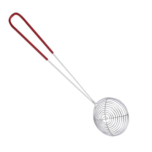 Draining Spoon, Stainless Steel Strainers Strainer Scoop Kitchen Tool Hot Pot Colander, Non-Stick Spoon Kitchen Supplies for Beans