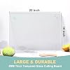VASUHOME Tempered Glass Cutting Board for Kitchen - 16x20 Inch Large Clear Cutting Board for Countertop, Glass Tray - Scratch, Heat, and Shatter Resistant - Easy to Clean and Durable #4