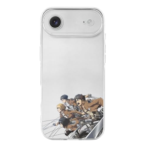 iPhone17Air用ケース 進撃の巨人 アイフォン17Air用ケース TPU スマホケース 透明シェル 軽量 耐久性 おしゃれ ワイヤレス充電対応