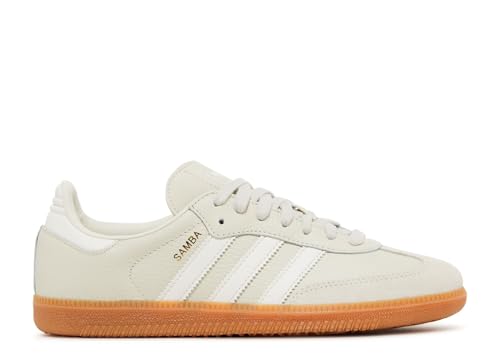 Image of adidas Samba Og Women's Shoes, Aluminum /Chalk White /WonderBeige, Size 11