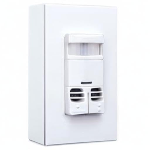 Leviton OSSMD-GAW Dual RLY MT WB, 120-277VAC, NONEU, White