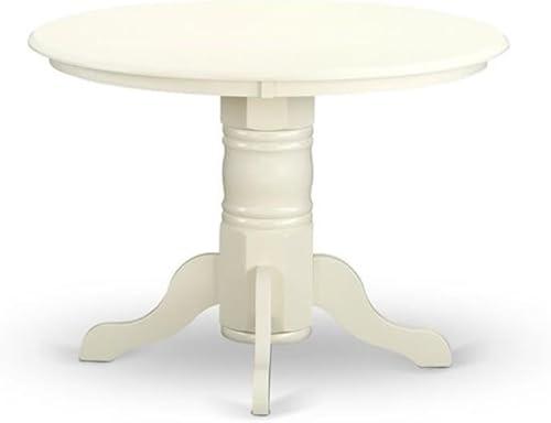 Miniatura 3 de East West Furniture Shelton Wood SHFR5-WHI-18 - Juego de comedor Parson (5 piezas)
