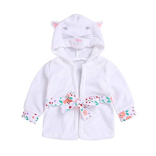 Teen Baby Toddler Girls Boys Winter Cotton Pajamas Sleepwear Clothes Towel Cloak Soft Bathrobe
