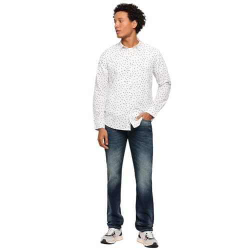 Image of Pepe Jeans Men's Casual Shirt | Trendy Printed Shirt for Men| Regular Fit | Full Sleeve | Available in Plus Size, Cotton