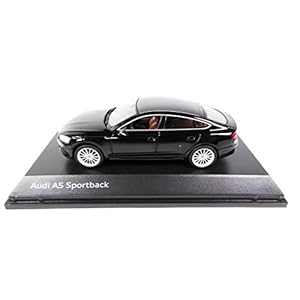 OPO 10 – Auto 1/43 Spark Compatibel met Audi A5 Sportback zwart (5033)