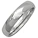 Oxford Ivy 5mm Men's Plain Comfort Fit Titanium Wedding Band ( Available Ring Sizes 7-12 1/2)