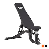Mirafit M150 Fully Adjustable Flat & Incline Weight Bench - Black