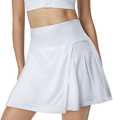 HOTSUIT New Released Tennis Skirt High Waisted Skorts Skirts for Women with Shorts Pleated Athletic Golf Skirts
