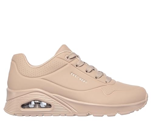 Skechers Womens Uno - Stand On Air Sneaker, Sand, 10 US2