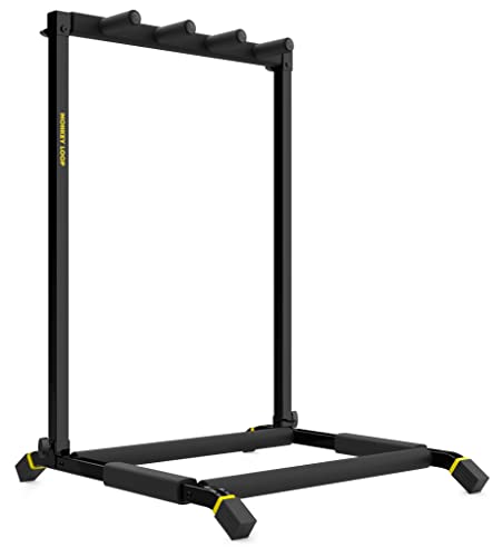 MONKEY LOOP Floor Prime 3 - Soporte de Suelo para 3 Guitarras o Bajos - Soporte Compatible con Guitarras Eléctricas y Bajos Eléctricos - Apoyos Rellenos de Espuma - Resistente a los Arañazos
